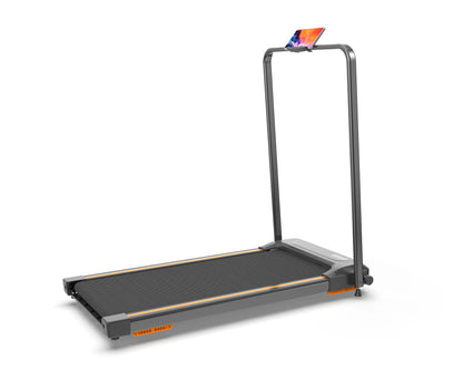 Walking pad treadmill with LED screen and remote control