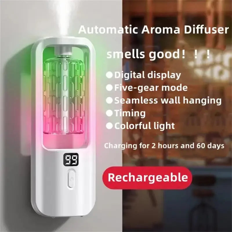 Aromatherapy oil diffuser & ultrasonic humidifier with colorful lights