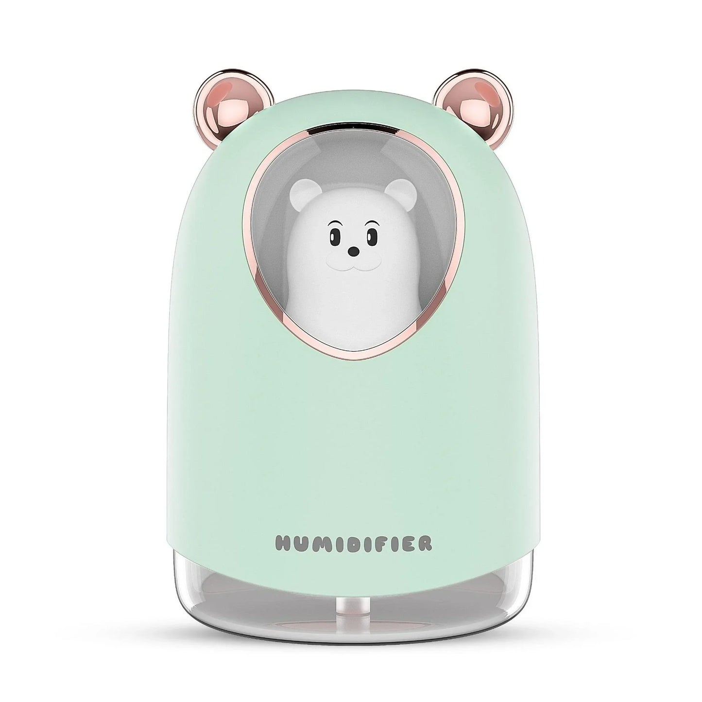 Cute animal USB mini humidifier with night light