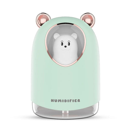 Cute animal USB mini humidifier with night light