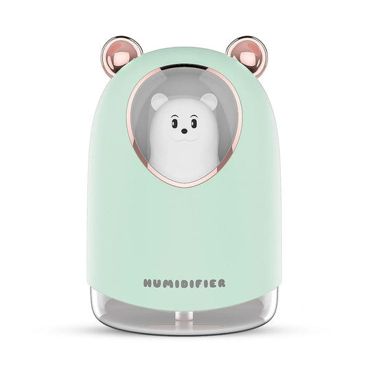 Cute animal USB mini humidifier with night light