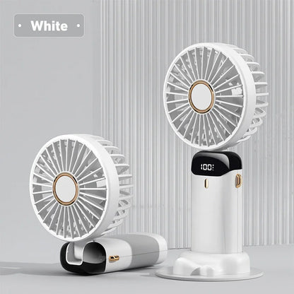 Portable rechargeable mini electric fan