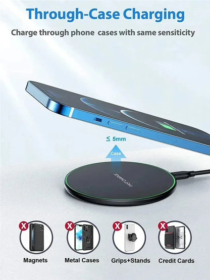 Fast wireless charger pad