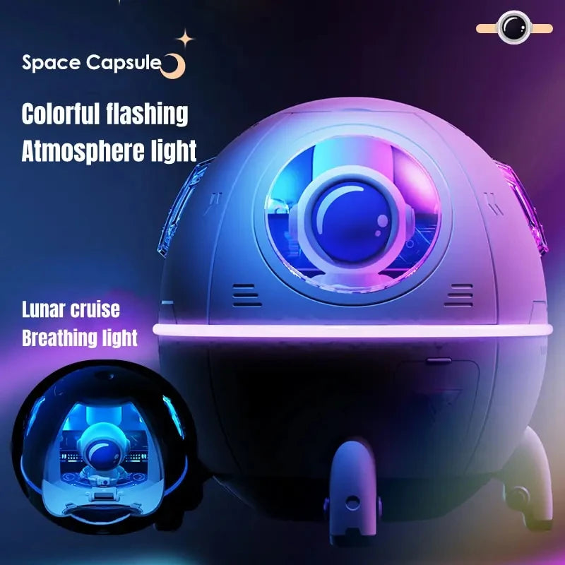 Astronaut mini USB humidifier with LED light