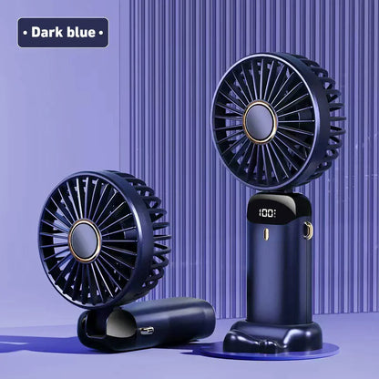 Portable rechargeable mini electric fan
