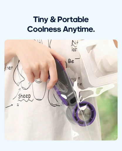 Mini Handheld Turbo Cooling Fan High-speed Cold Air SB Rechargeable Cold Compress Fan Foldable Portables Desktop Fan