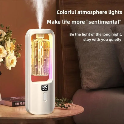 Aromatherapy oil diffuser & ultrasonic humidifier with colorful lights