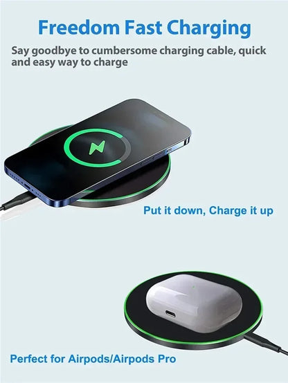 Fast wireless charger pad