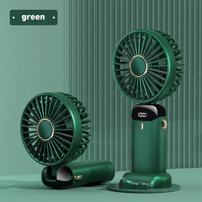 Portable rechargeable mini electric fan