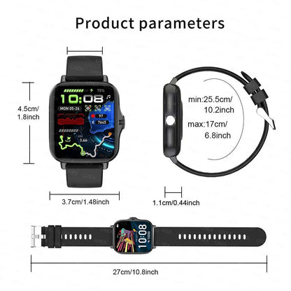 Smartwatch with Bluetooth calling & health tracking