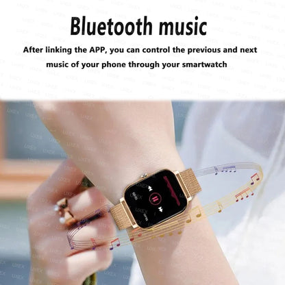 Smartwatch with Bluetooth calling & health tracking