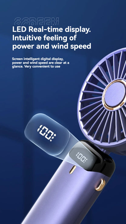 Portable rechargeable mini electric fan