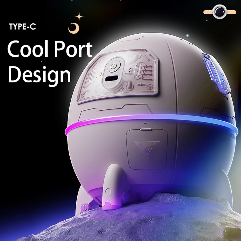 Astronaut mini USB humidifier with LED light