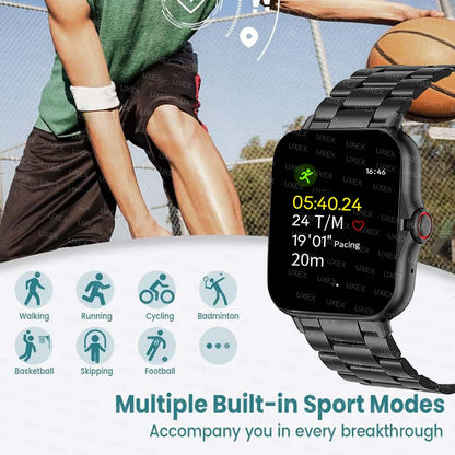 Smartwatch with Bluetooth calling & health tracking